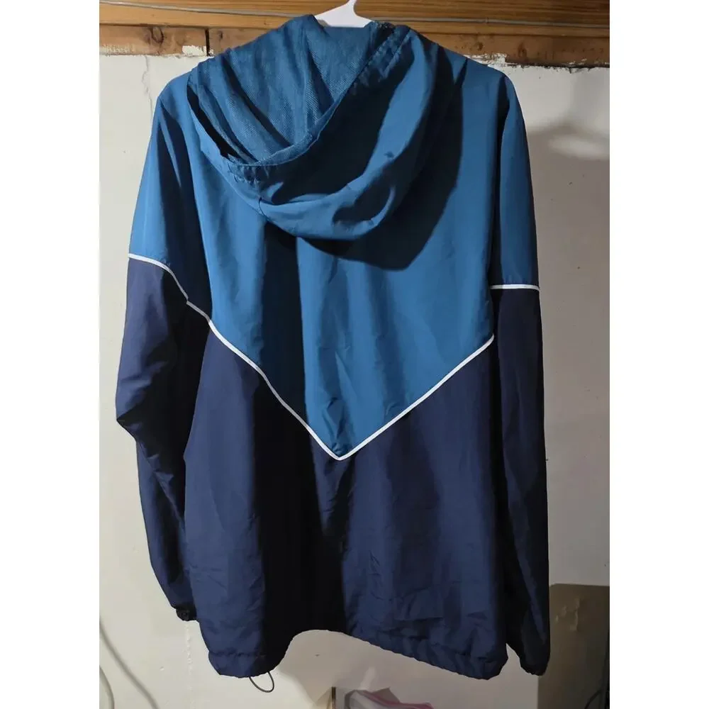 Adidas Originals Skateboarding Climalite Windbreaker Jacket Blue Navy M Trefoil